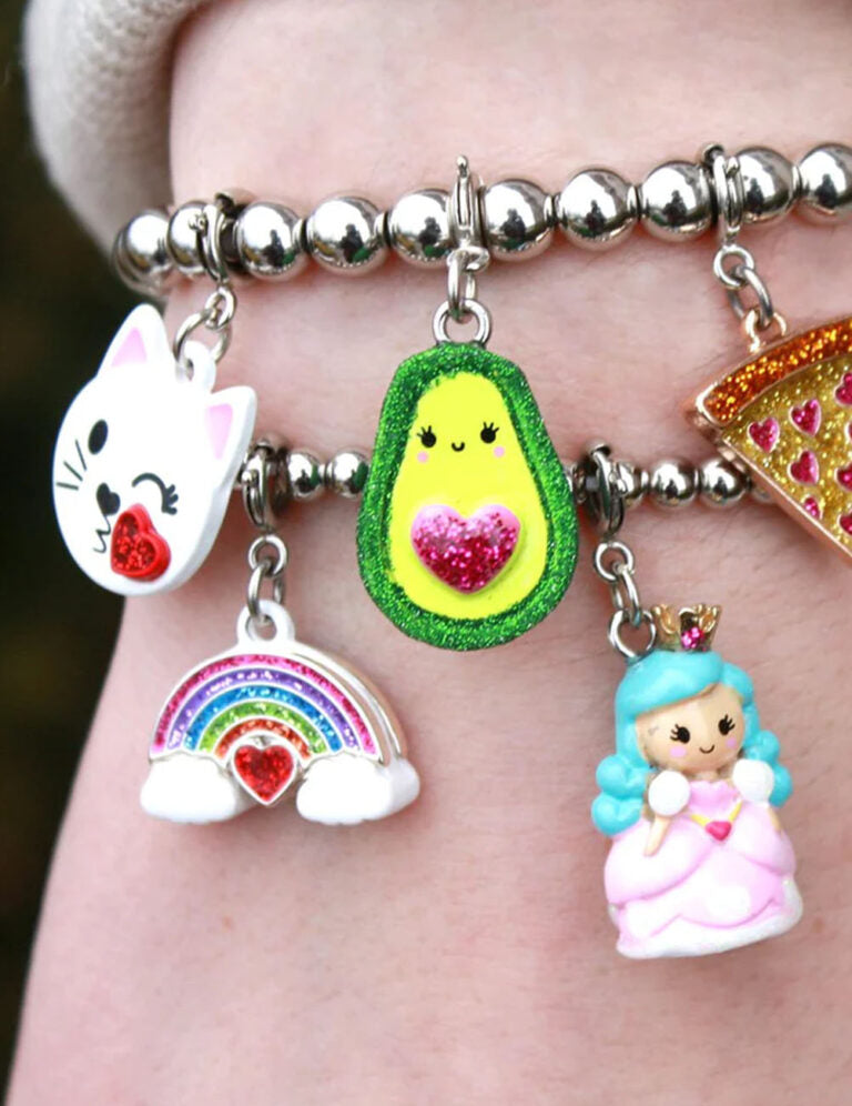 Glitter Rainbow Charm