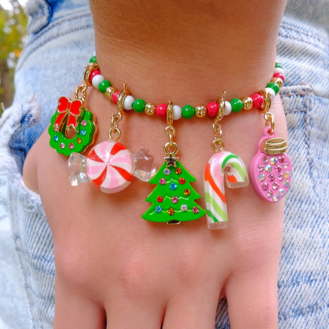 Gold New Year Tree Charm