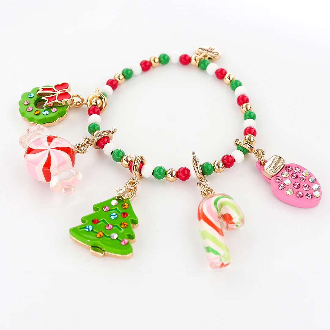 Gold New Year Tree Charm