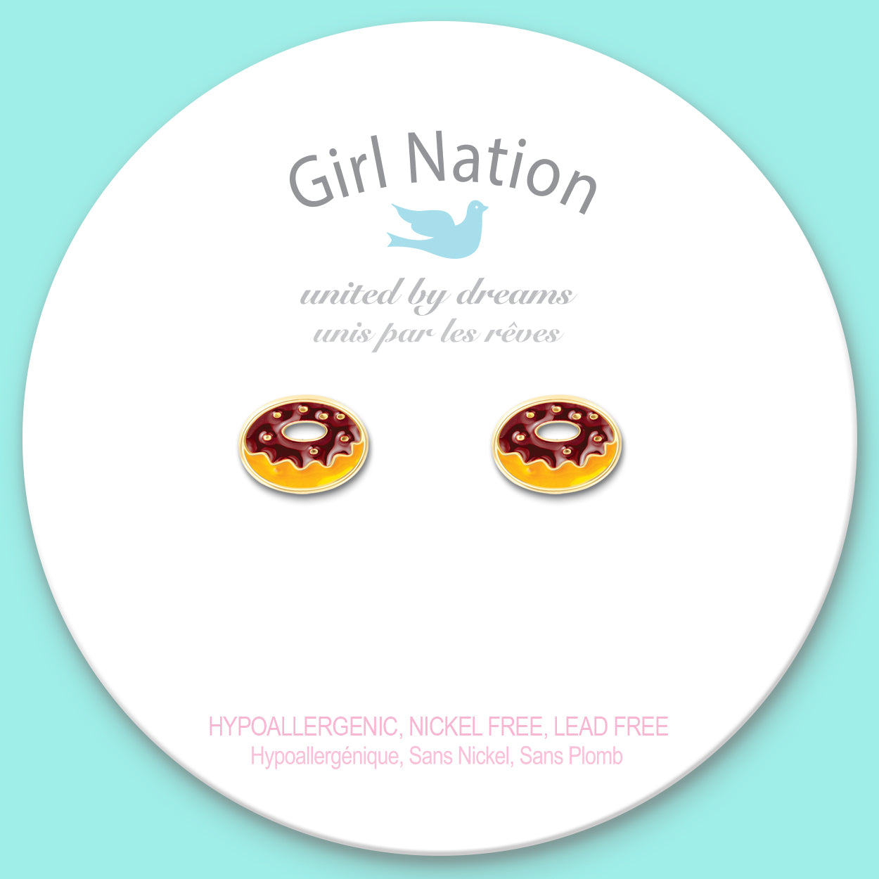 Cutie Studs / Küpe- Yummy Donut