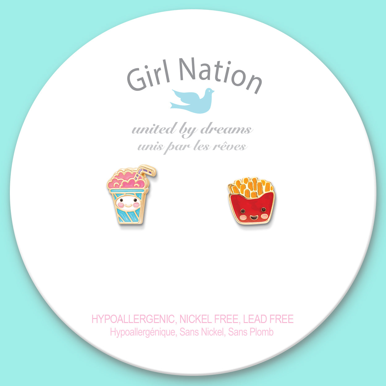 The Perfect Pair Cutie Studs / Küpe- Sweet & Salty