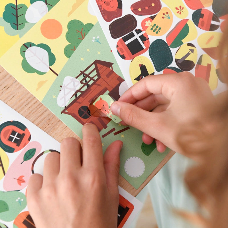 Sticker Stories Three Little Pigs