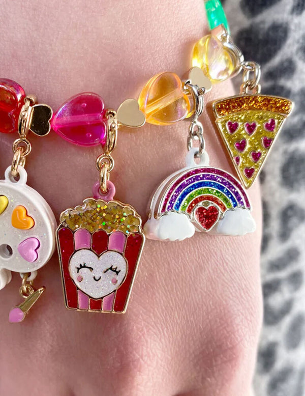 Glitter Pizza Charm