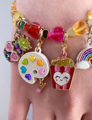 Glitter Pineapple Charm