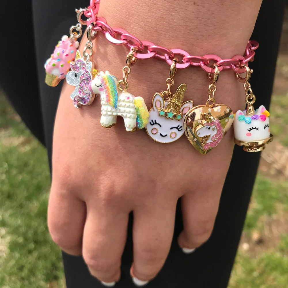 Gold Unicorn Piñata Charm