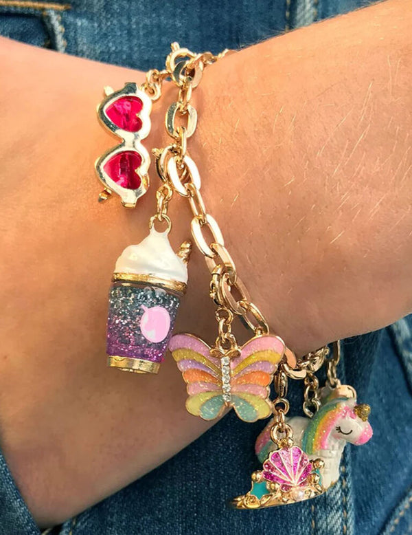 Gold Heart Sunglasses Charm