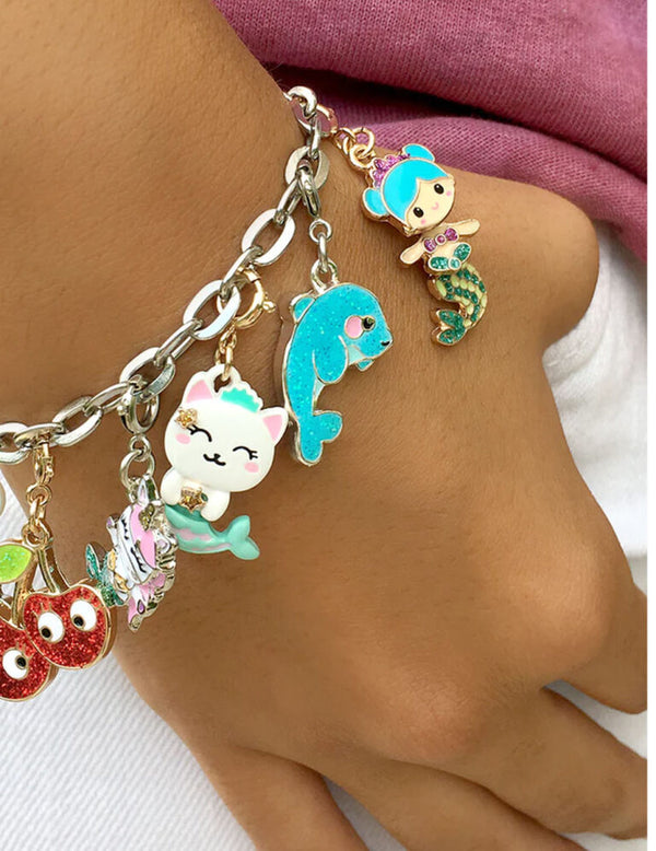 Gold Swivel Mermaid Charm