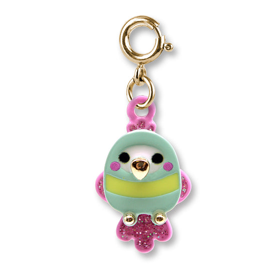 Gold Tropical Bird Charm