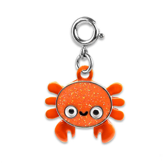 Glitter Crab Charm