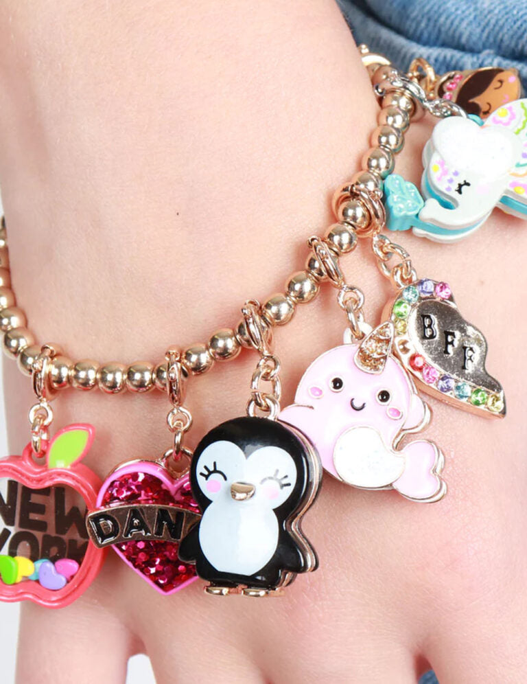 Gold Penguin Charm