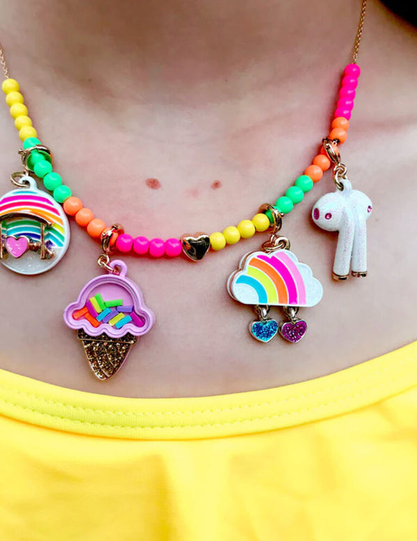 Gold Rainbow Cloud Charm
