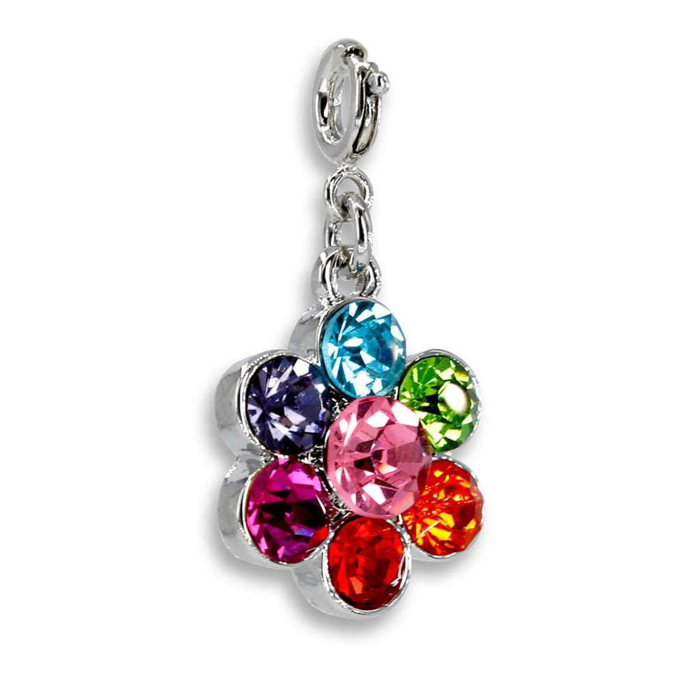 Rainbow Daisy Charm