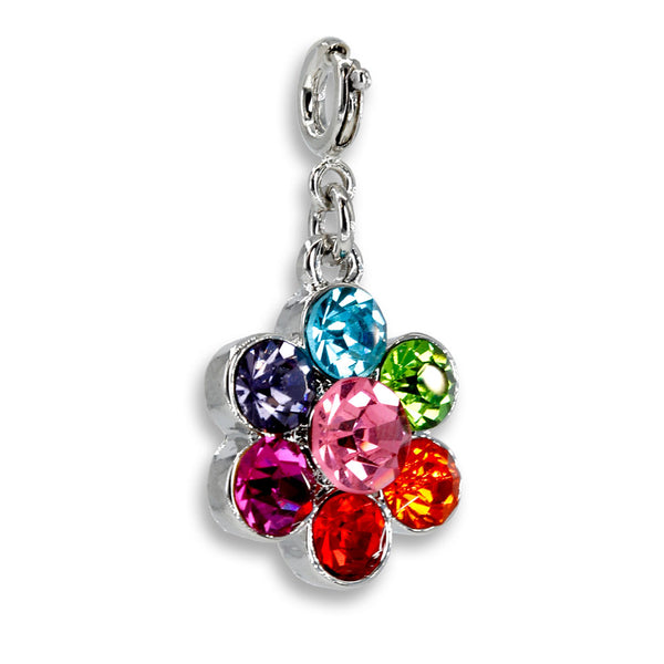 Rainbow Daisy Charm