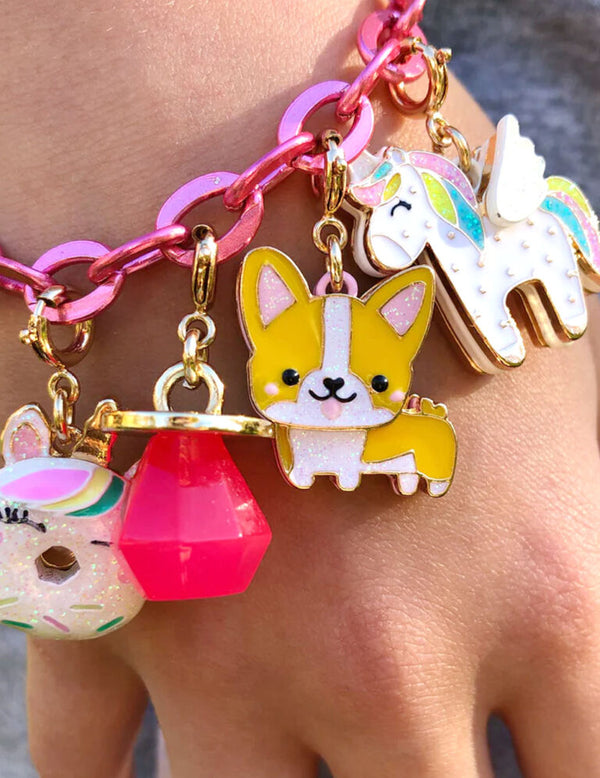Gold Corgi Charm