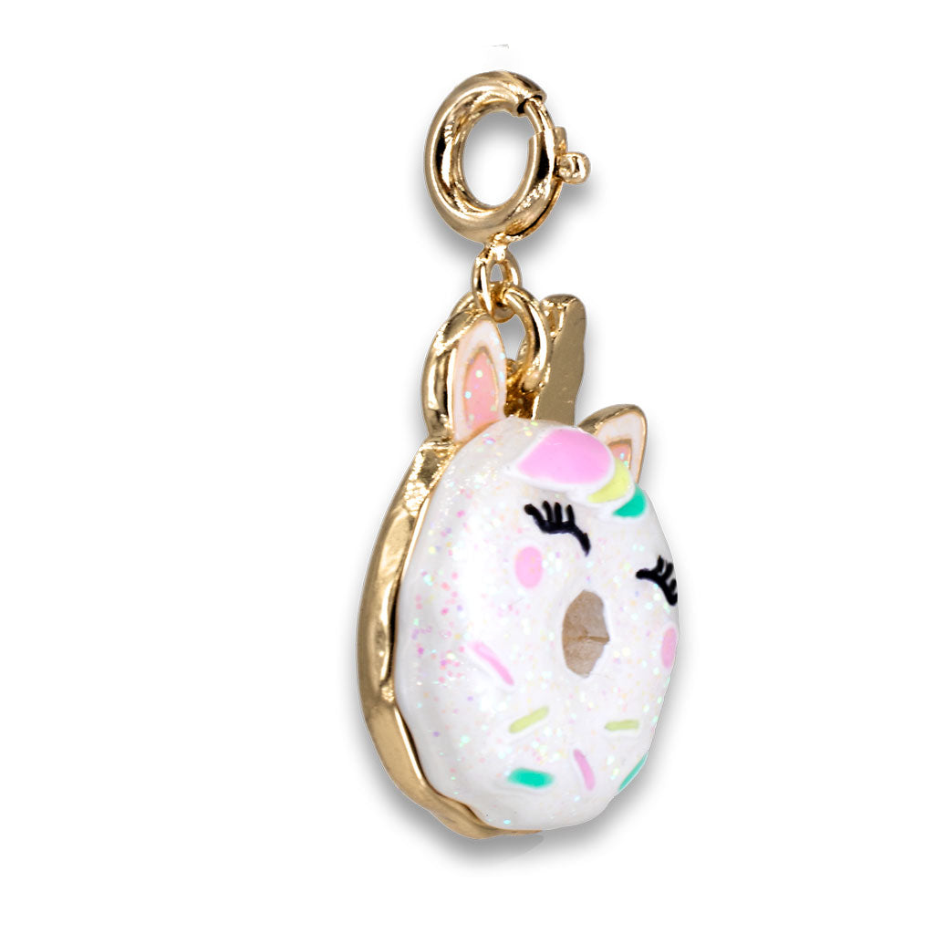 Gold Unicorn Donut Charm