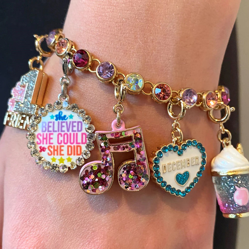 Gold December Birthstone Charm