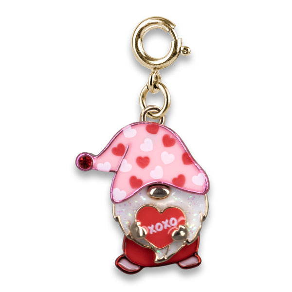 Gold Swivel Love Gnome Charm