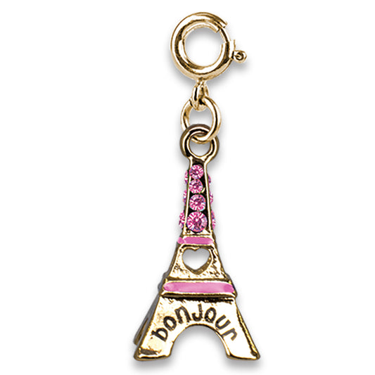 Gold Eiffel Tower Charm