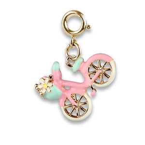 Gold Bicycle Charm