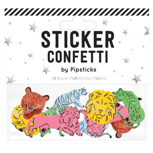 Wild Cats Sticker Confetti
