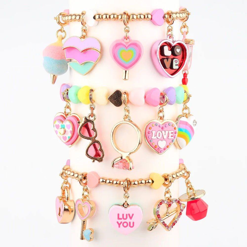 Gold Swivel Heart Charm