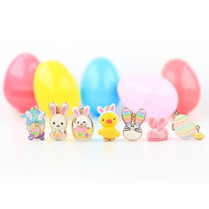 Gold Furry Bunny Slipper Charm