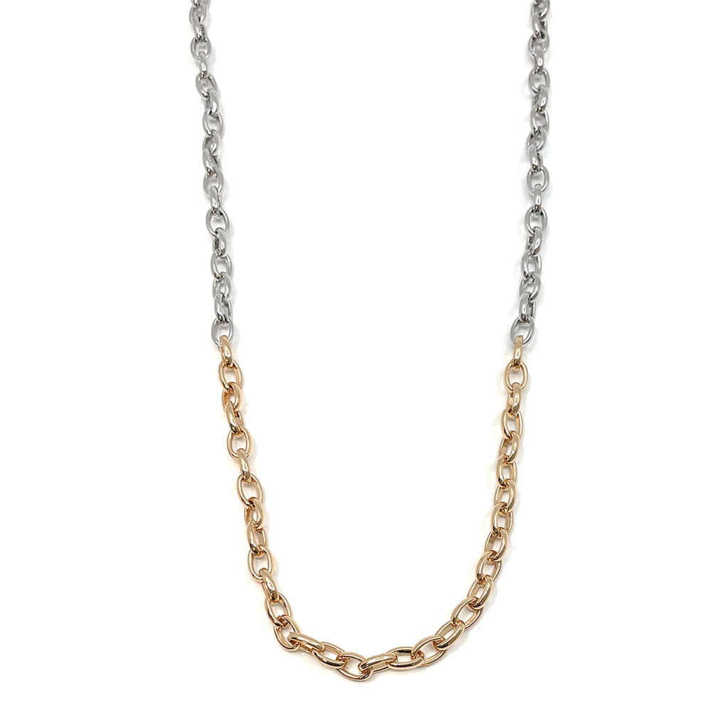 CHARM IT! Two-Tone Chain Necklace