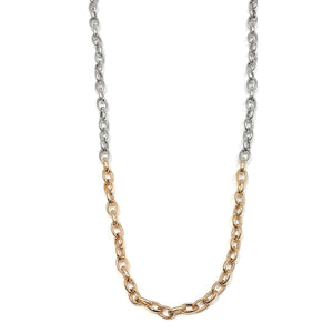 CHARM IT! Two-Tone Chain Necklace