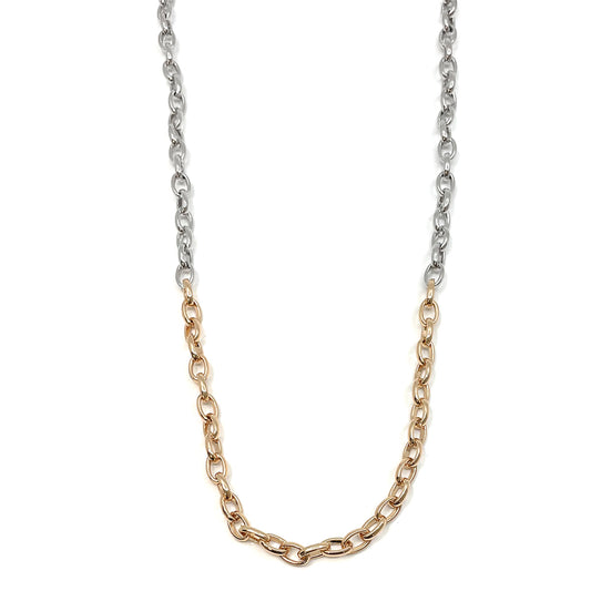 CHARM IT! Two-Tone Chain Necklace