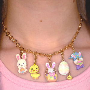 CHARM IT! Gold Chain Choker Necklace