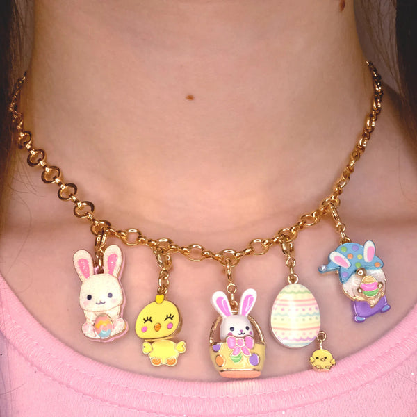 CHARM IT! Gold Chain Choker Necklace