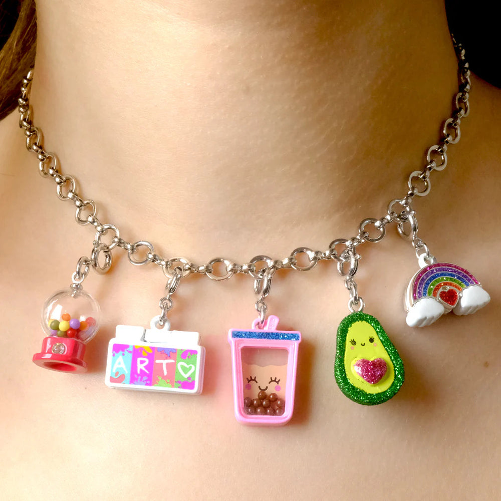 CHARM IT! Silver Chain Choker Necklace