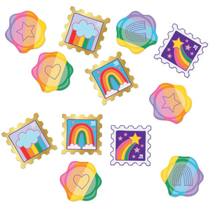 Stamped&Sealed Sticker Confetti