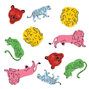 Wild Cats Sticker Confetti
