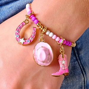 Gold Cowboy Boot Charm