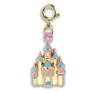Gold Fairytale Castle Charm