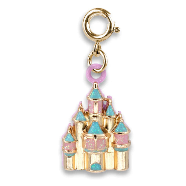 Gold Fairytale Castle Charm