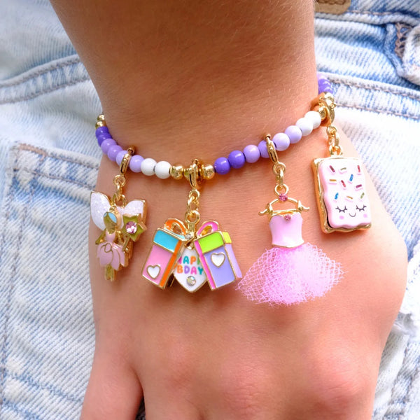Gold Toaster Cake Charm