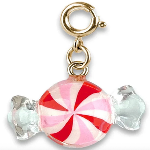 Gold Peppermint Candy Charm