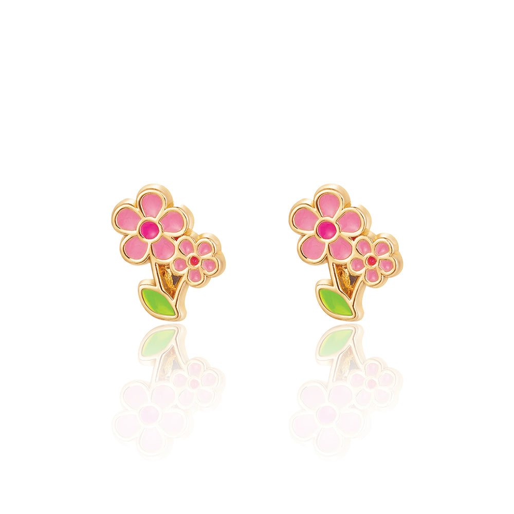 Cutie Studs / Küpe- Little Pink Flower