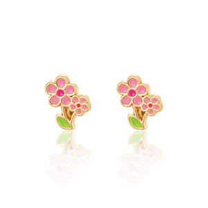 Cutie Studs / Küpe- Little Pink Flower