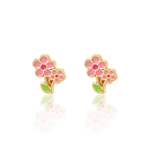 Cutie Studs / Küpe- Little Pink Flower