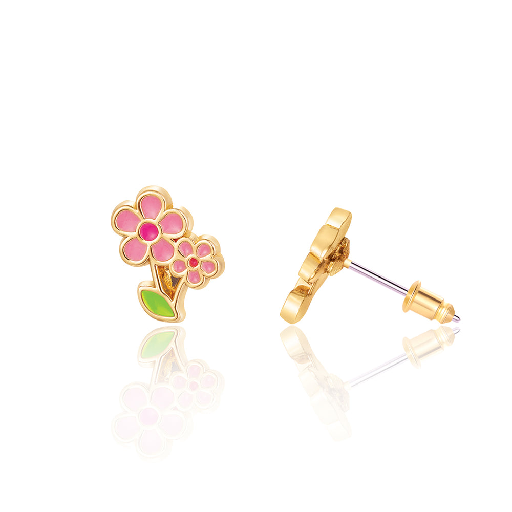 Cutie Studs / Küpe- Little Pink Flower