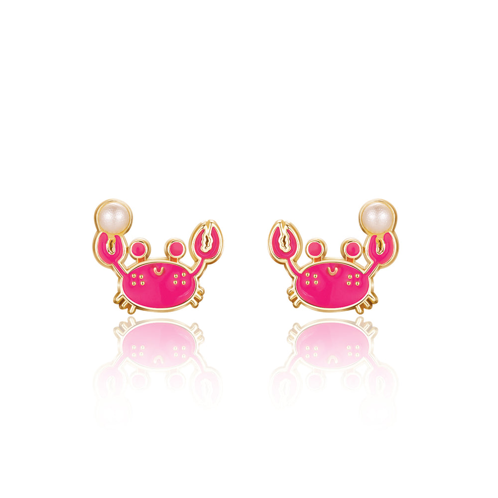 Cutie Studs / Küpe- Happy Crab