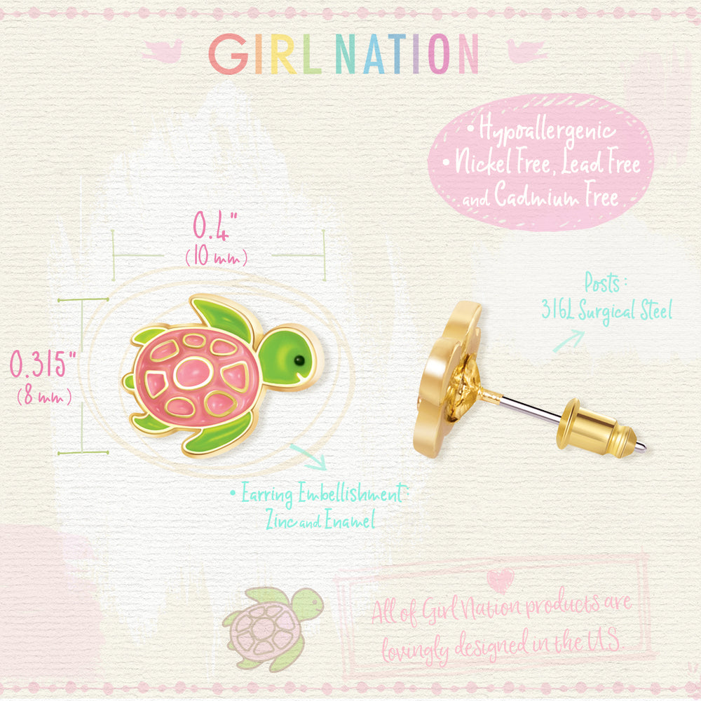 Cutie Studs / Küpe- Turtley Awesome