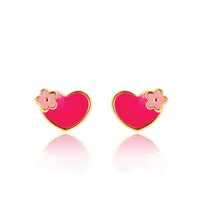 Cutie Studs / Küpe- Hearts and Flowers