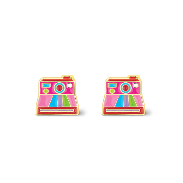 Cutie Studs / Küpe- Retro Camera