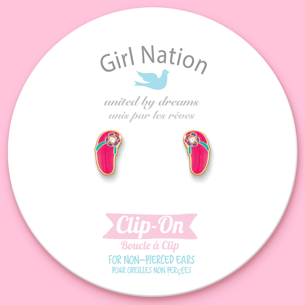 CLIP ON / Klipsli Küpe- Flip to the Flop