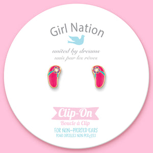 CLIP ON / Klipsli Küpe- Flip to the Flop