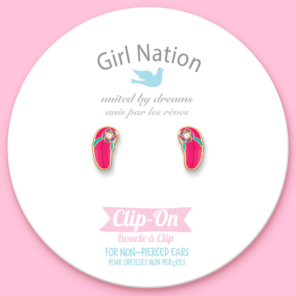 CLIP ON / Klipsli Küpe- Flip to the Flop